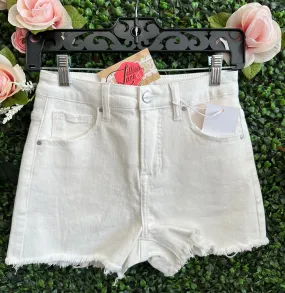 6139 White HR Fray Short