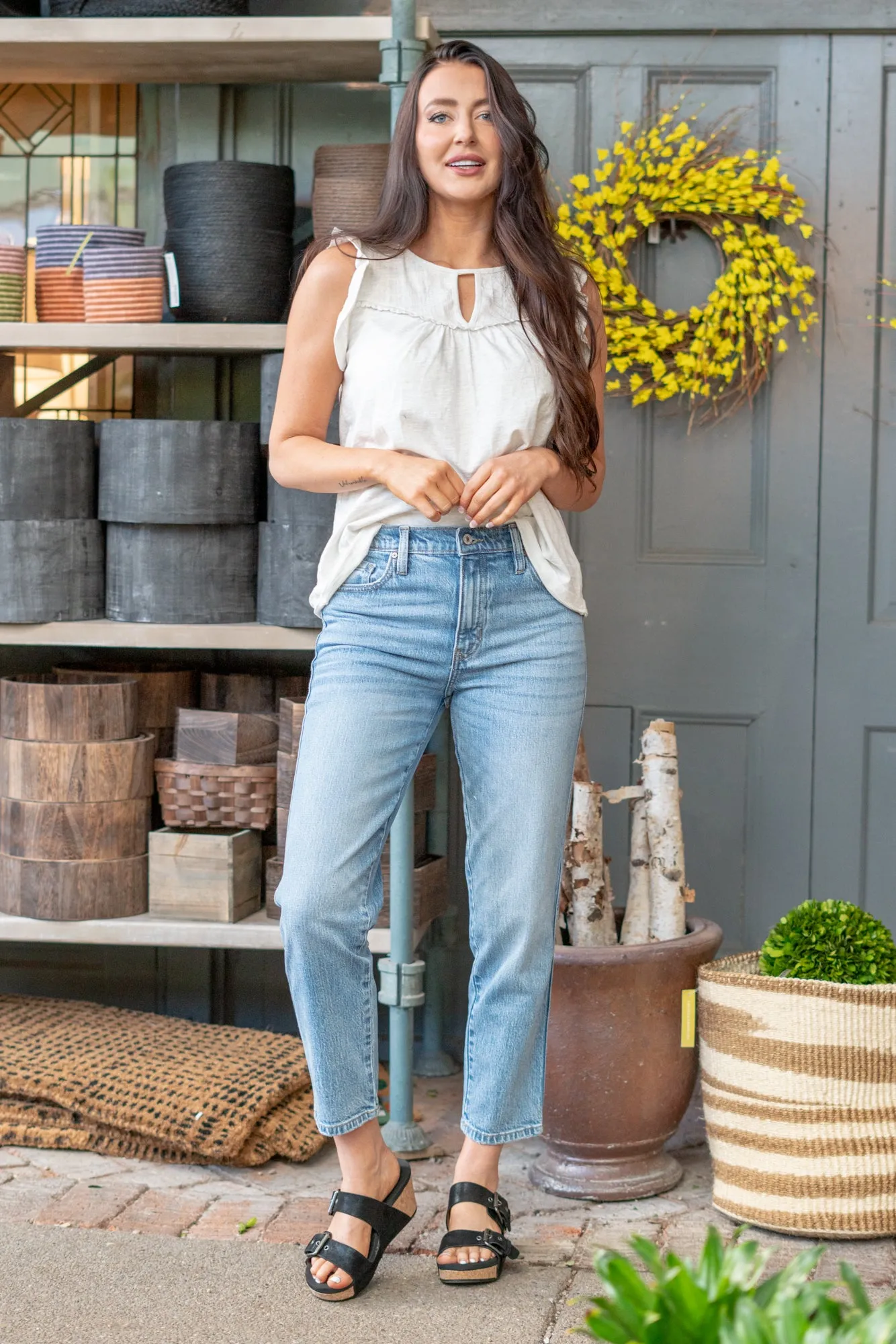 Amanda-Mia High Rise Slouch Fit