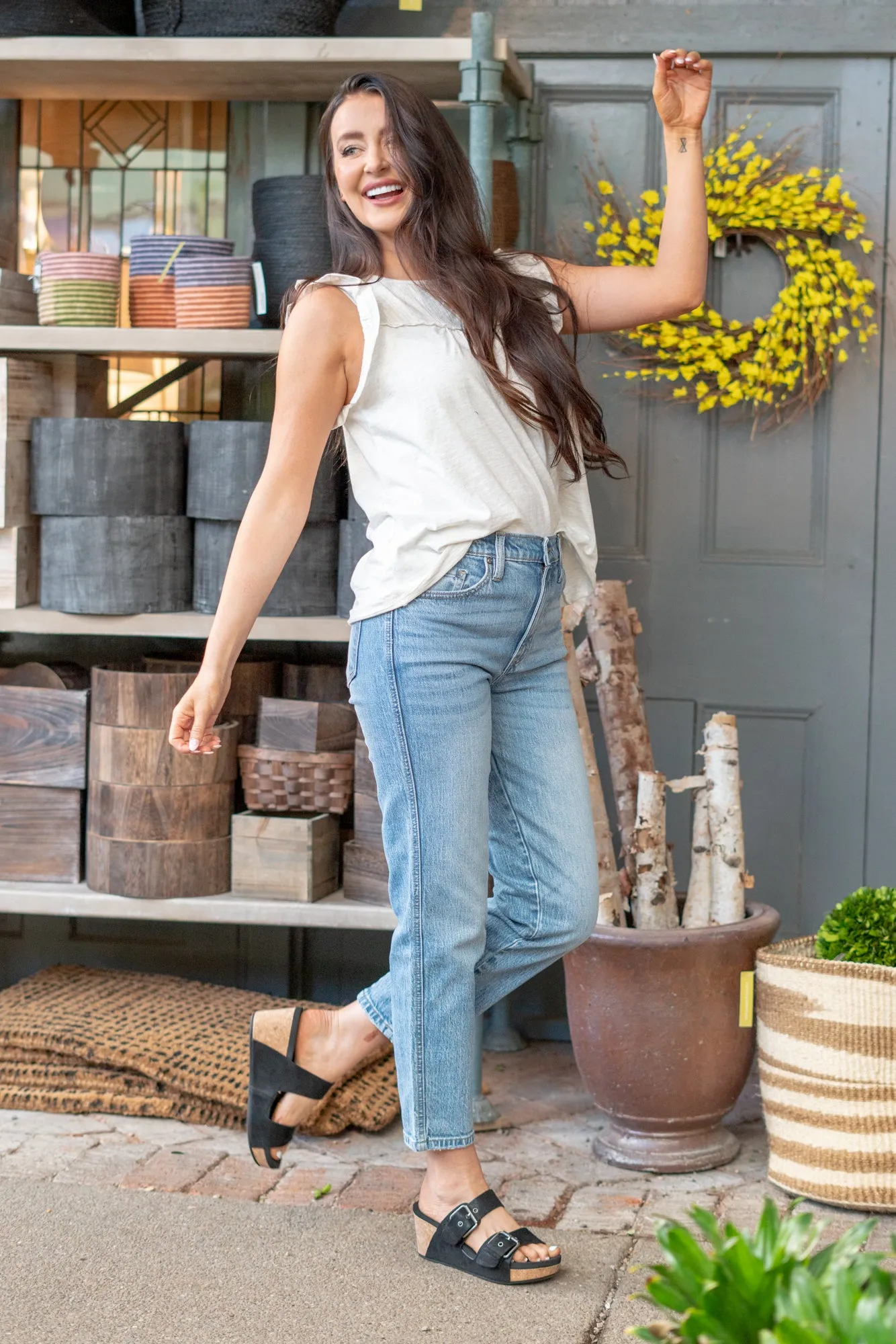 Amanda-Mia High Rise Slouch Fit