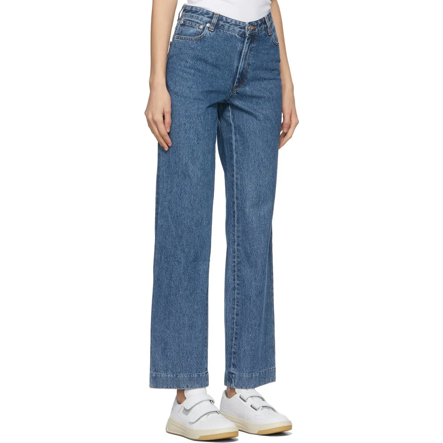 A.P.C. Blue Long Sailor Jeans