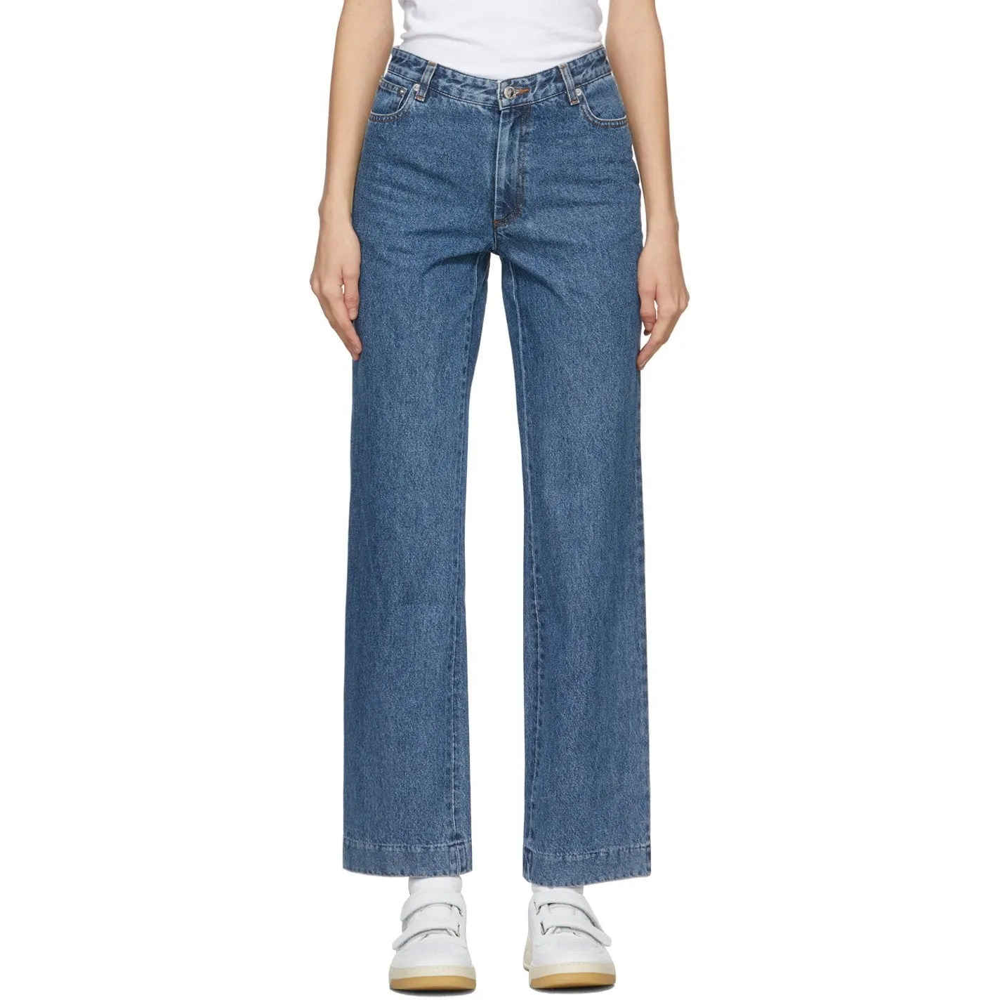 A.P.C. Blue Long Sailor Jeans