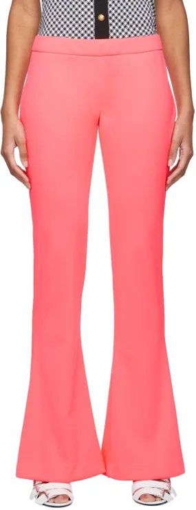 Balmain Pink Bootcut Trousers