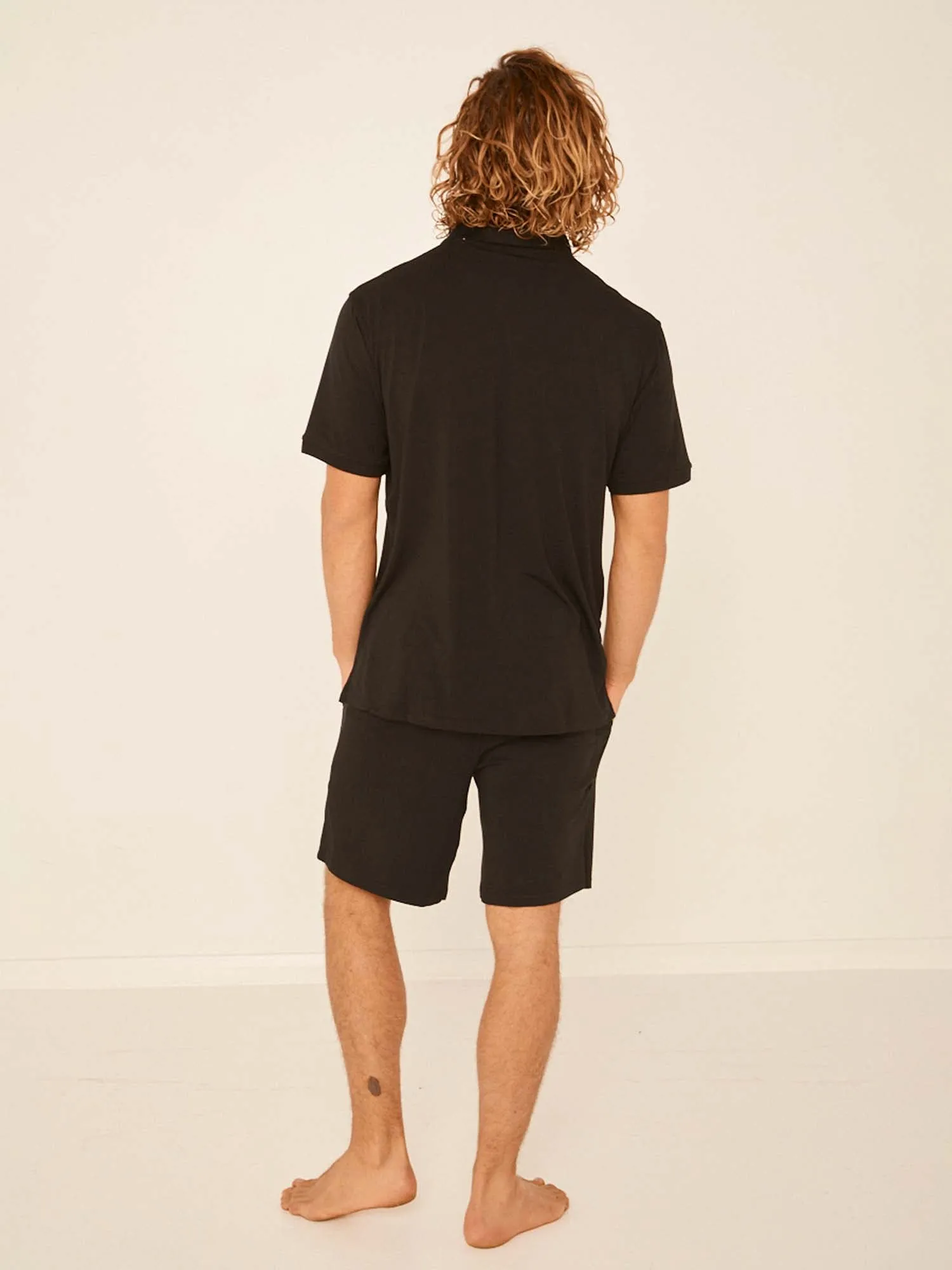 Bamboo Essential Shorts - Black