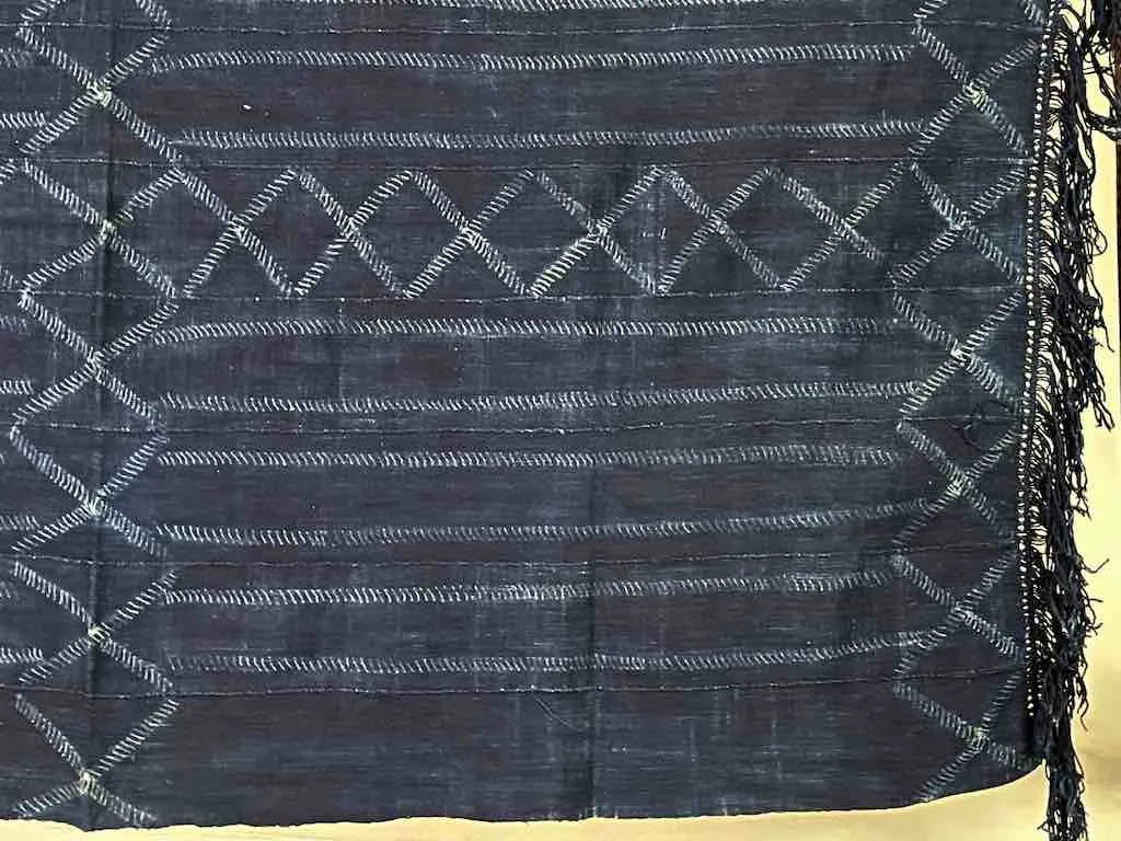 Best Quality Vintage Mossi Indigo Textile "Wrapper" | 58 x 37"