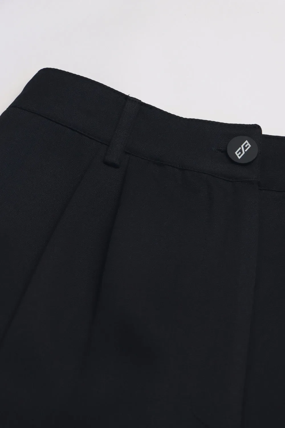 Black Xerox Tailored Shorts