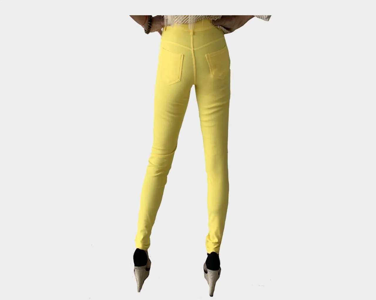 Canari Jaune  Stretcht jean jeggings - The Milano