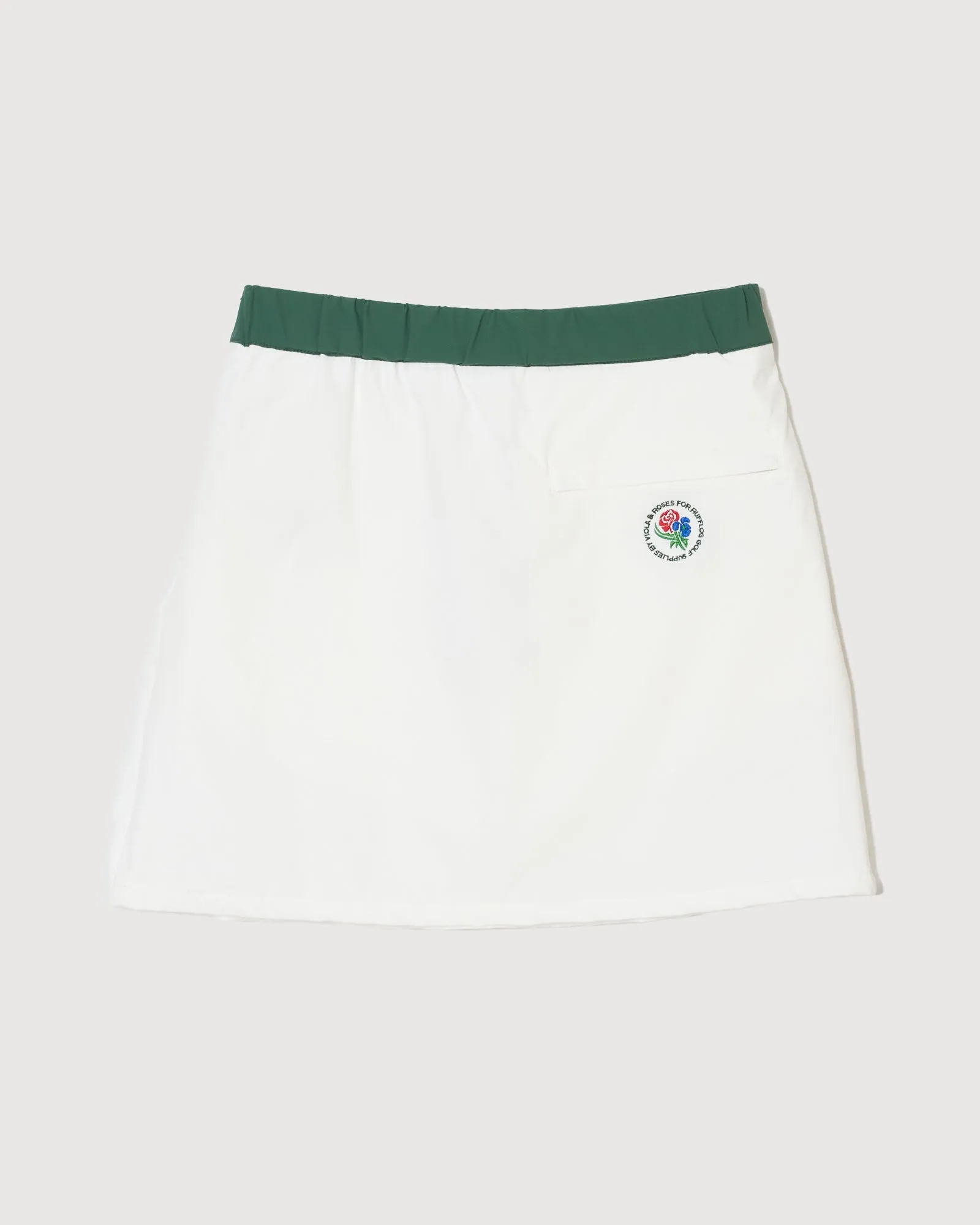 CORECOLOR LOGO WRAP SKIRT WHITE