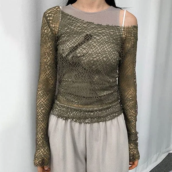 Dark Mysteries Knit Top
