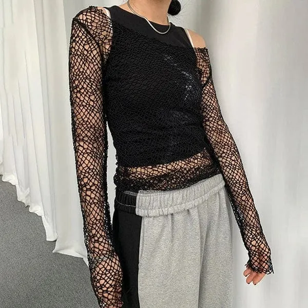 Dark Mysteries Knit Top