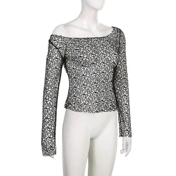 Dark Mysteries Knit Top