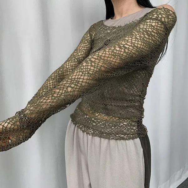 Dark Mysteries Knit Top