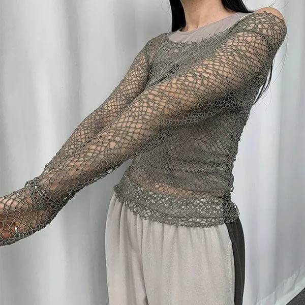 Dark Mysteries Knit Top