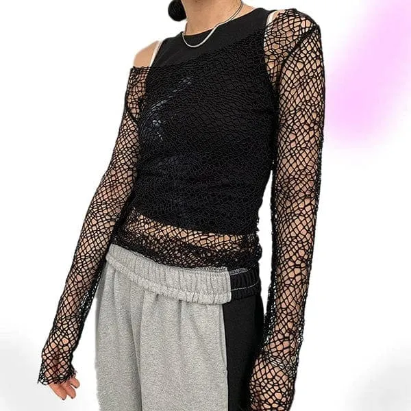 Dark Mysteries Knit Top