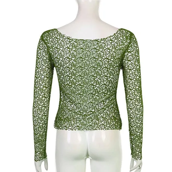 Dark Mysteries Knit Top