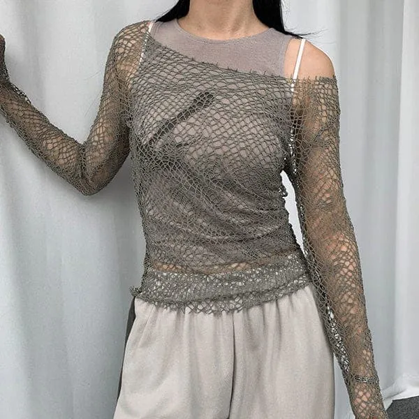 Dark Mysteries Knit Top