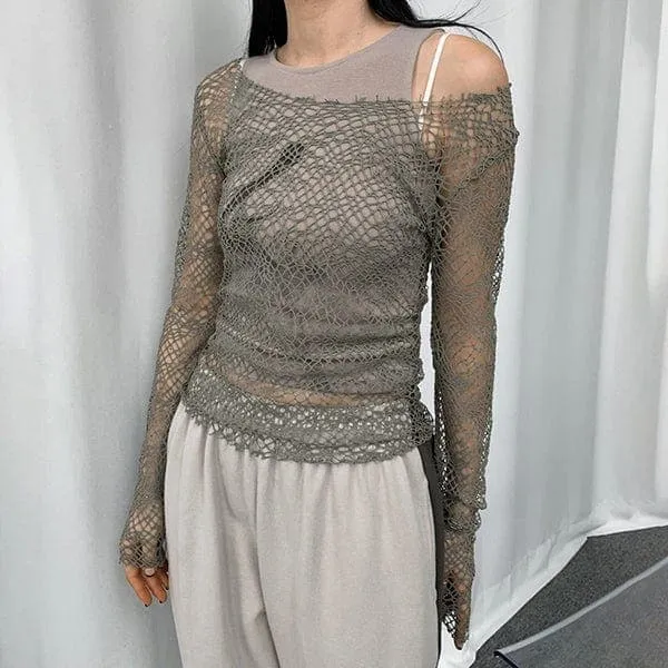 Dark Mysteries Knit Top