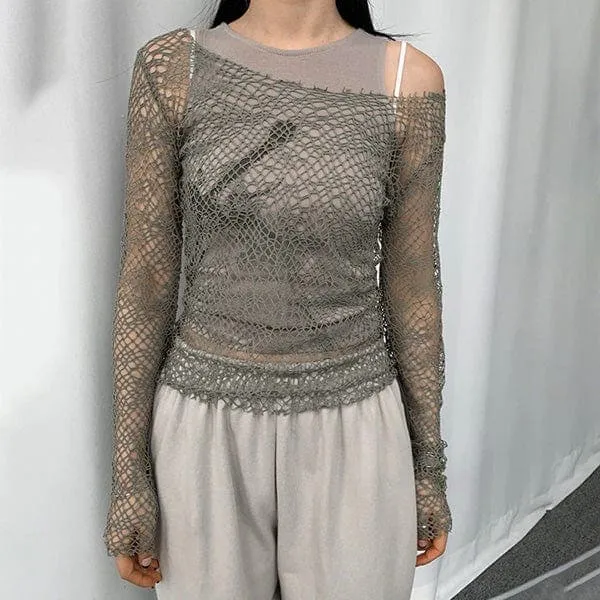 Dark Mysteries Knit Top