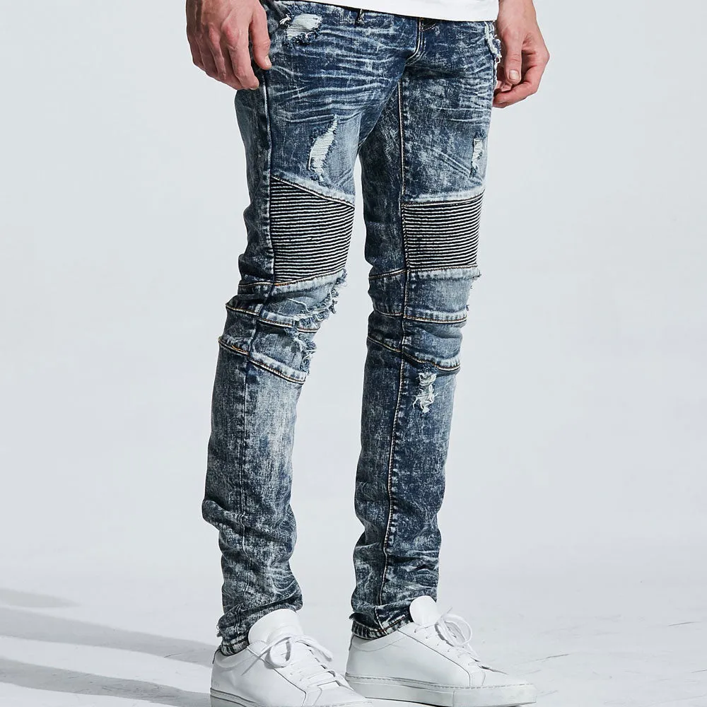Embellish Tanner Biker Denim Jeans