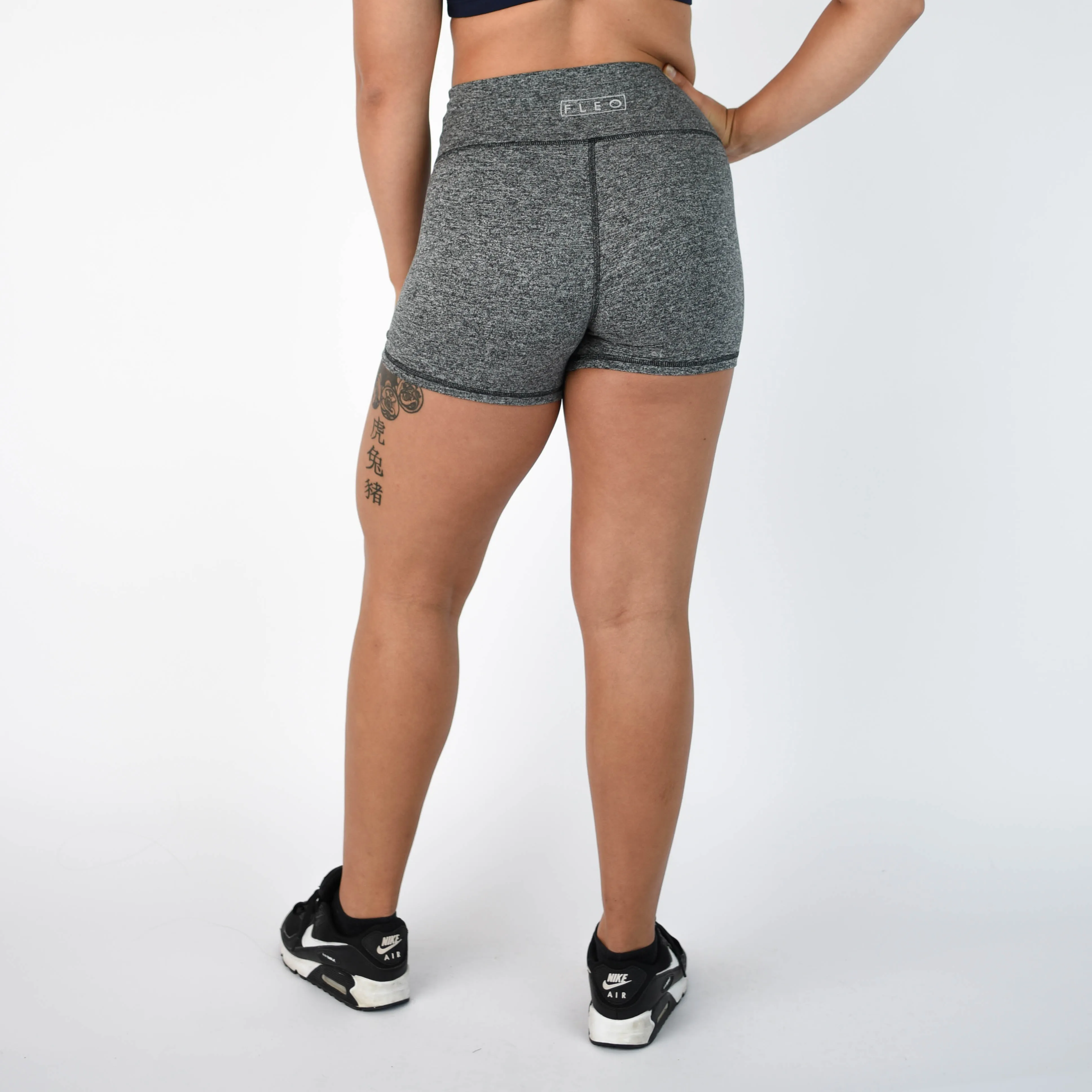 FLEO Heather Grey Shorts (True High)