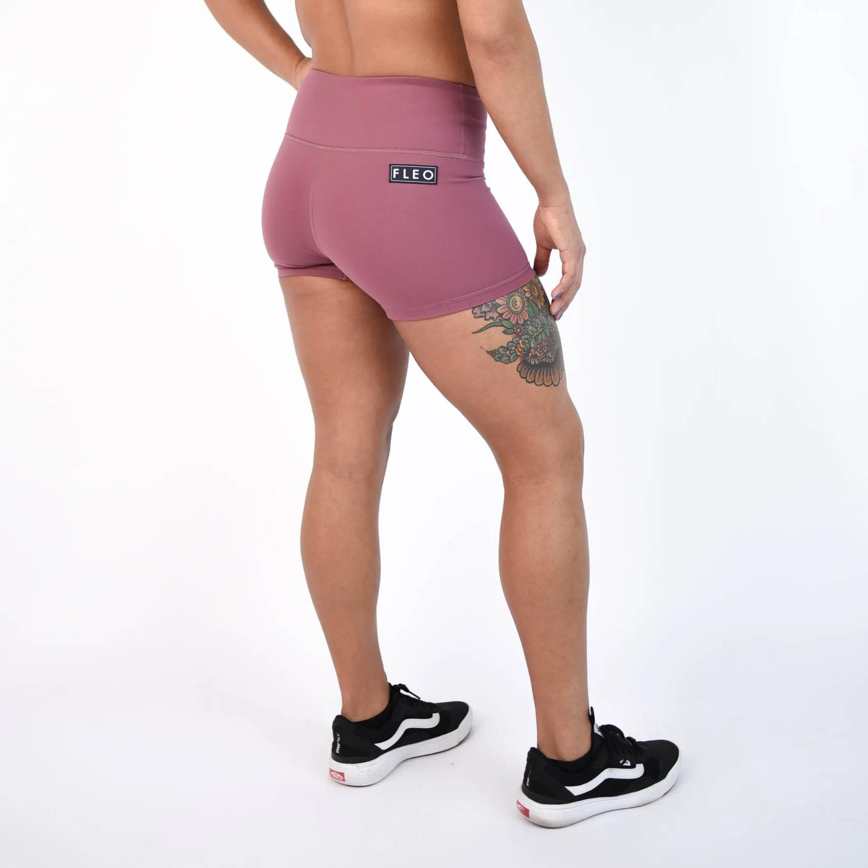 FLEO Mauve Shorts (Power High-rise)