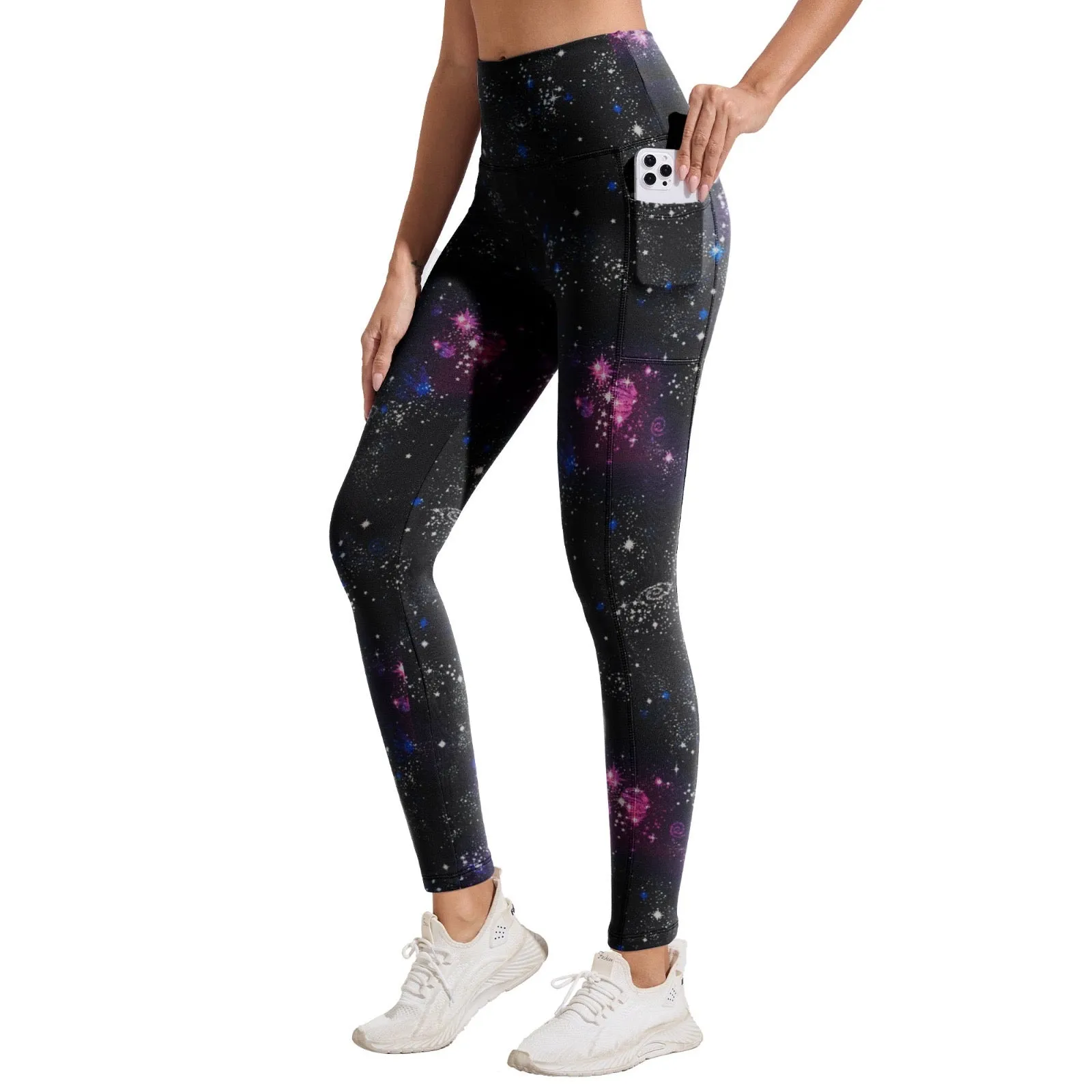 Galaxy Fleece Pocket Leggings