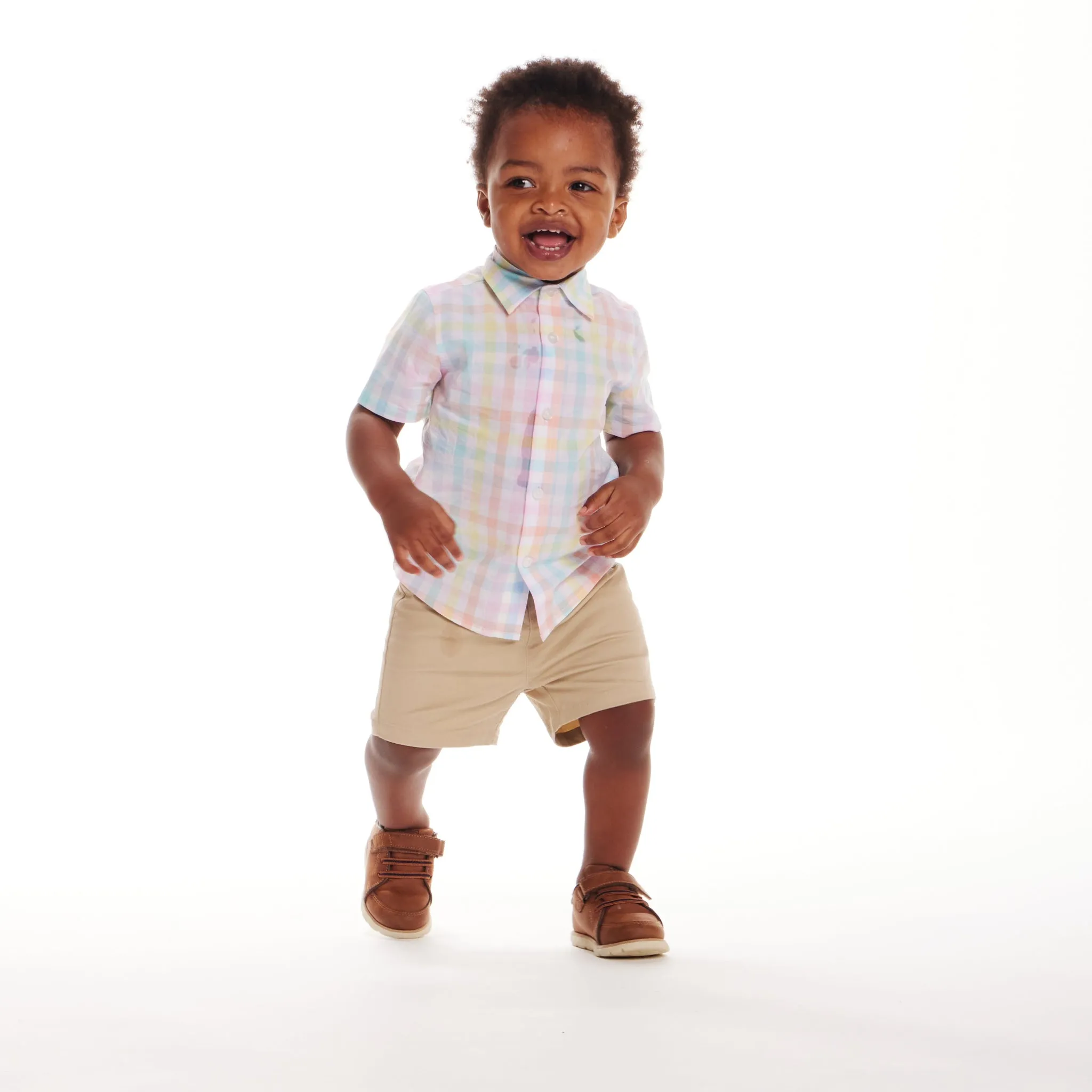 Infant (3-24M) 3-Piece Plaid Set | Easter Outfit