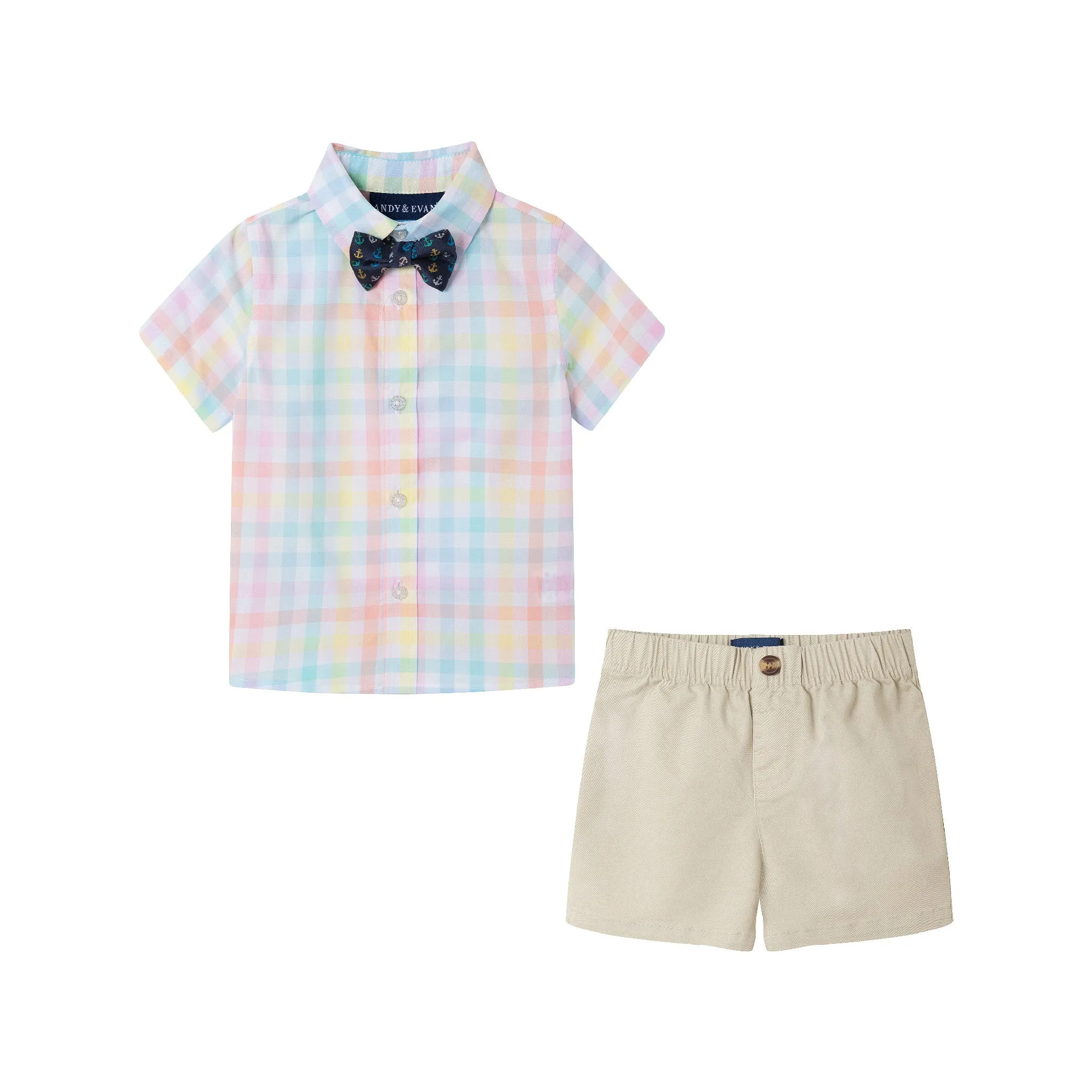 Infant (3-24M) 3-Piece Plaid Set | Easter Outfit