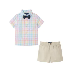 Infant (3-24M) 3-Piece Plaid Set | Easter Outfit
