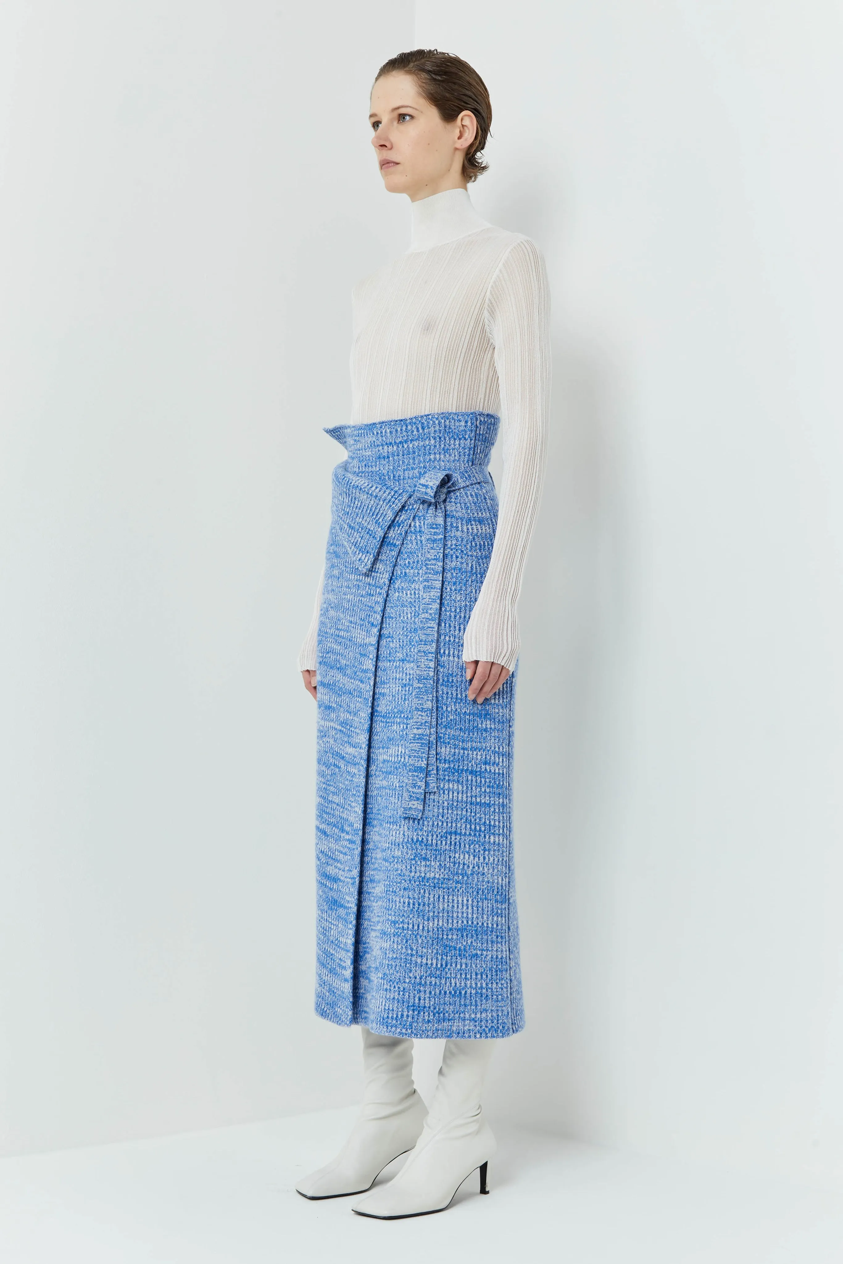 Kania Knitted Wrap Skirt