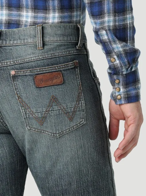 Men's Wrangler 112318445 Retro® Slim Straight Jean Dark Knight