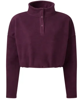Mulberry - Women's TriDri® cropped fleece