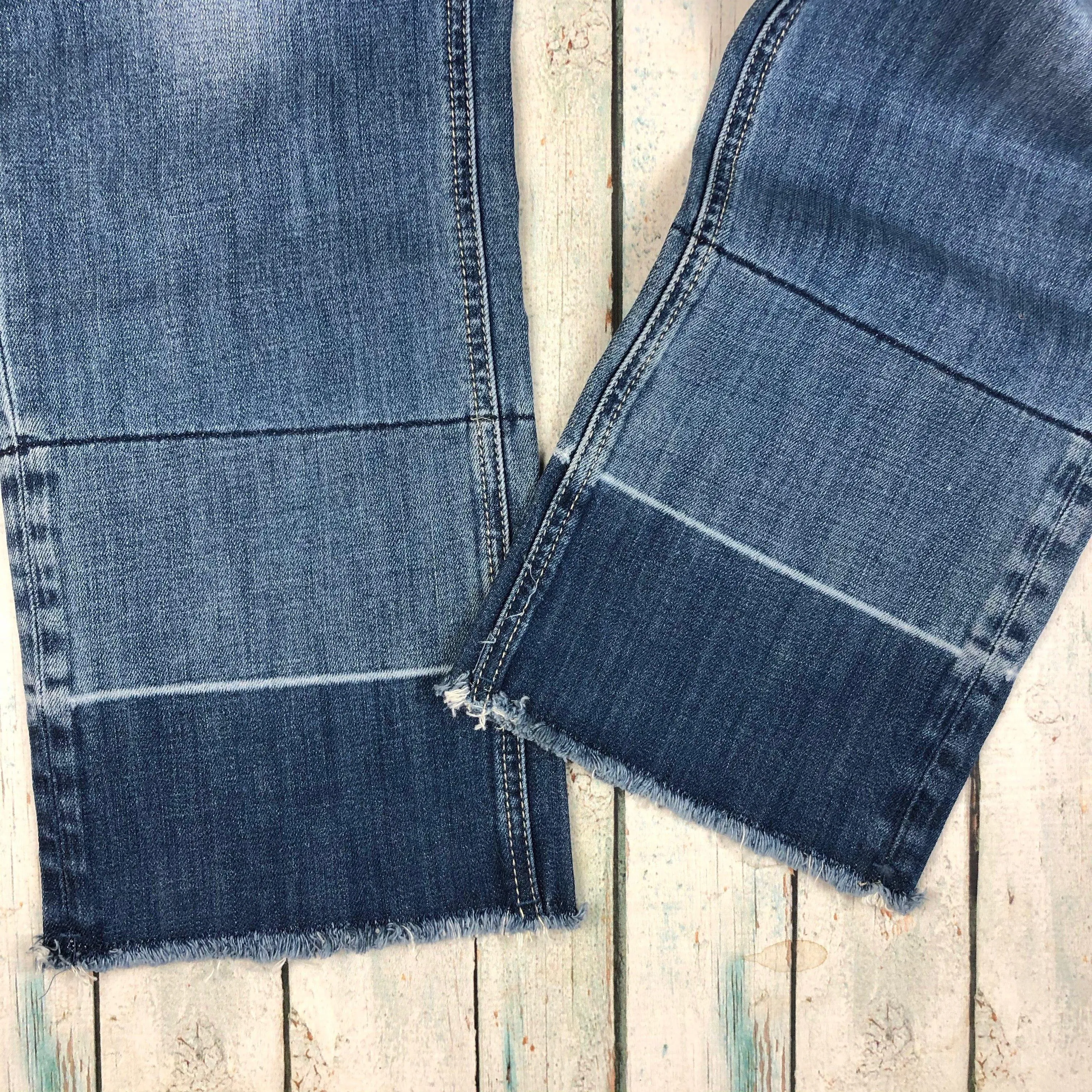 NWT - Decjuba  High Rise Cropped Straight Jeans Size- 28