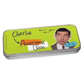 Personalised Awesome Bean Pencil tin