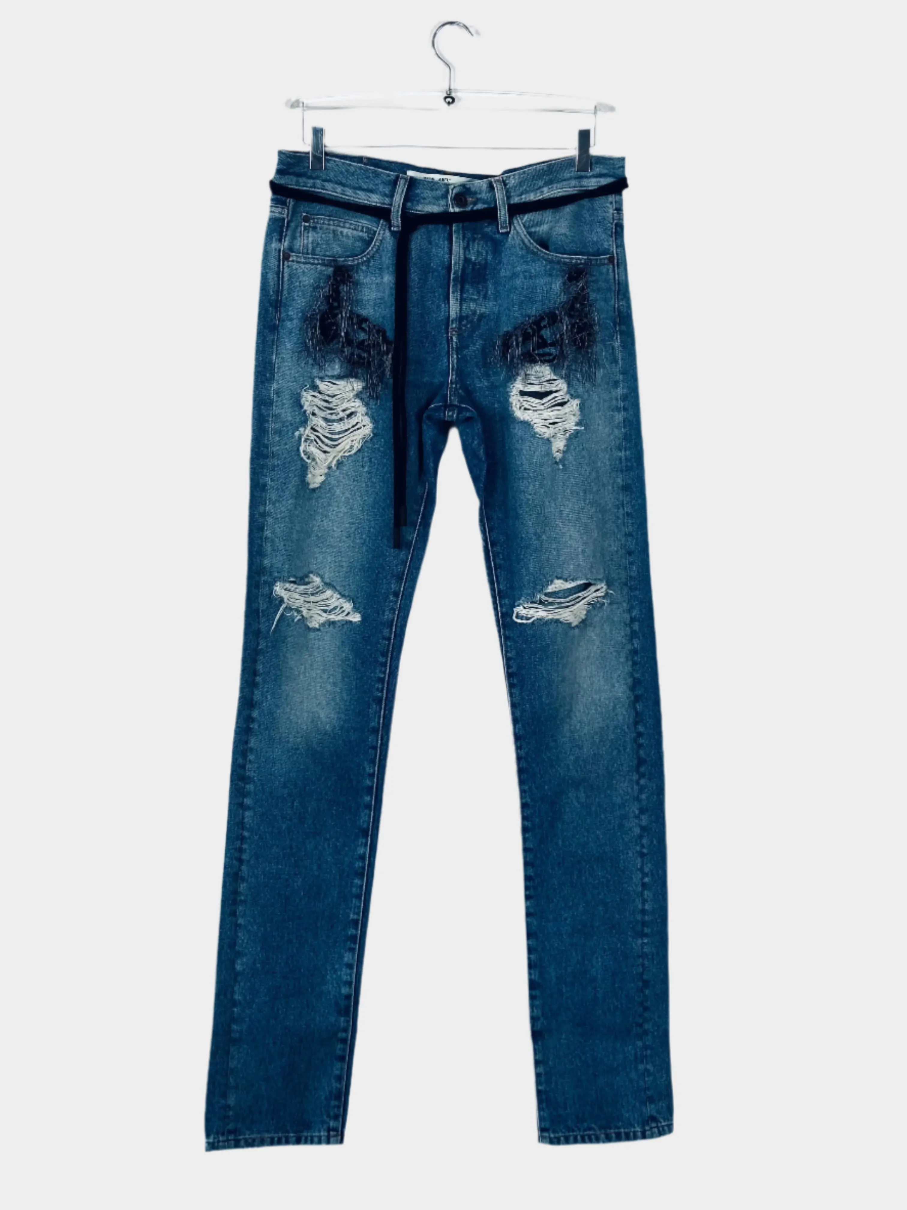 Ripped and Frayed Jeans