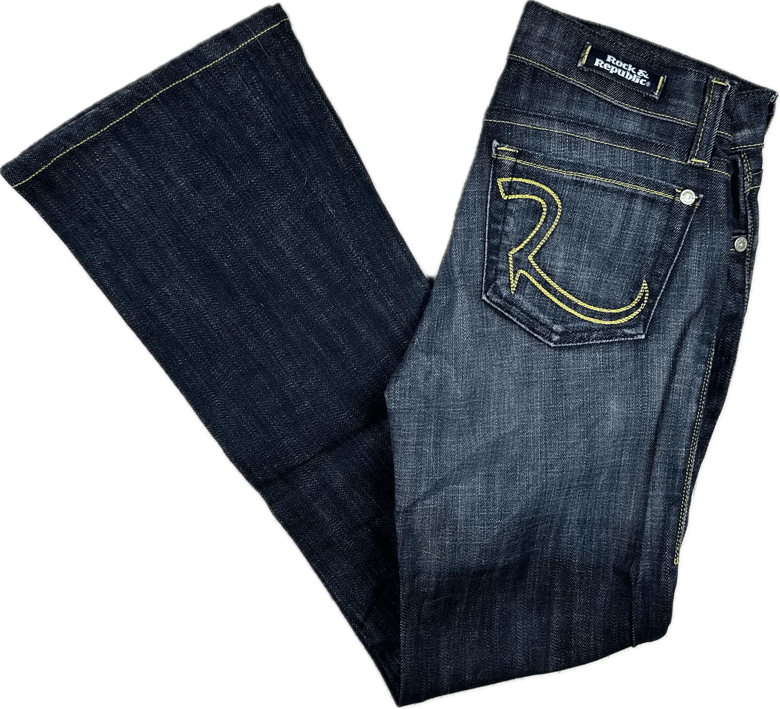 Rock & Republic Y2k 'Kiedis' Low Bootcut Jeans- Size 25