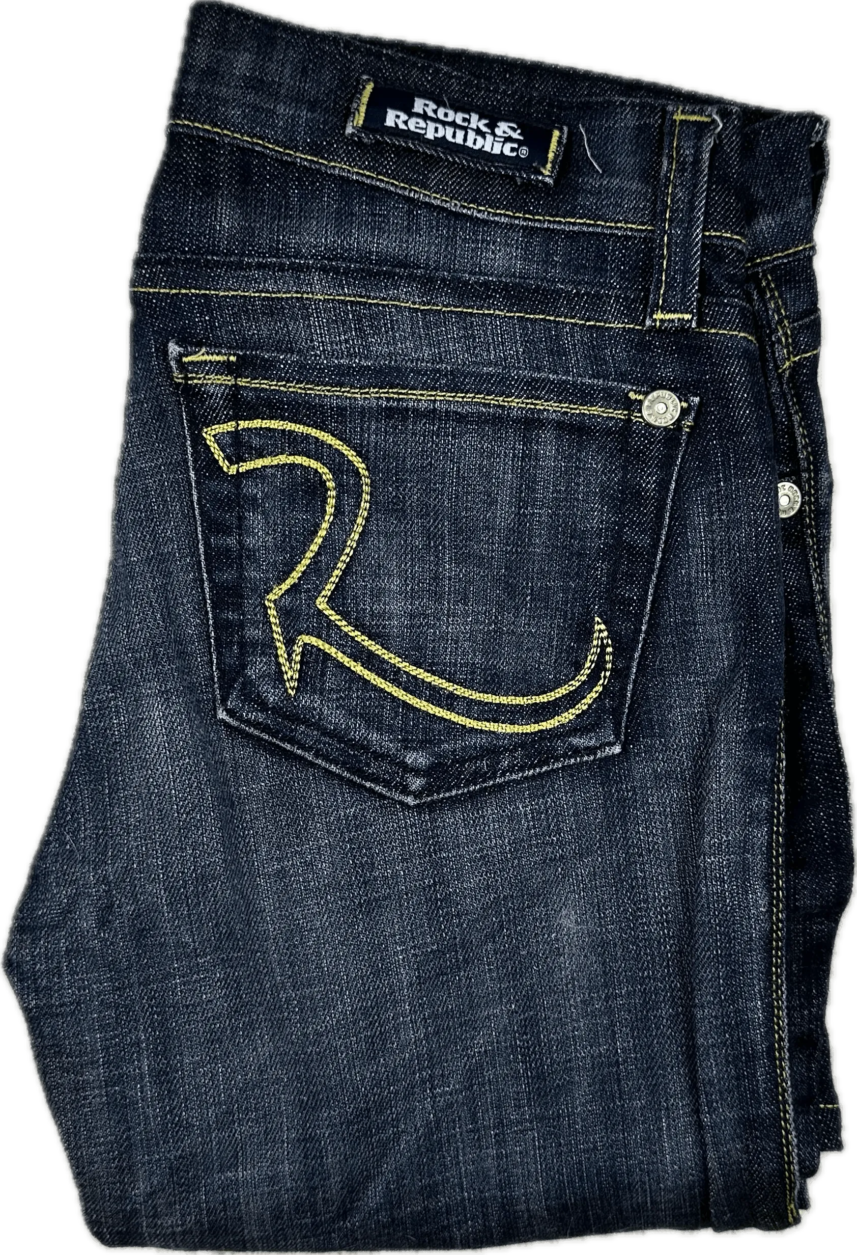 Rock & Republic Y2k 'Kiedis' Low Bootcut Jeans- Size 25