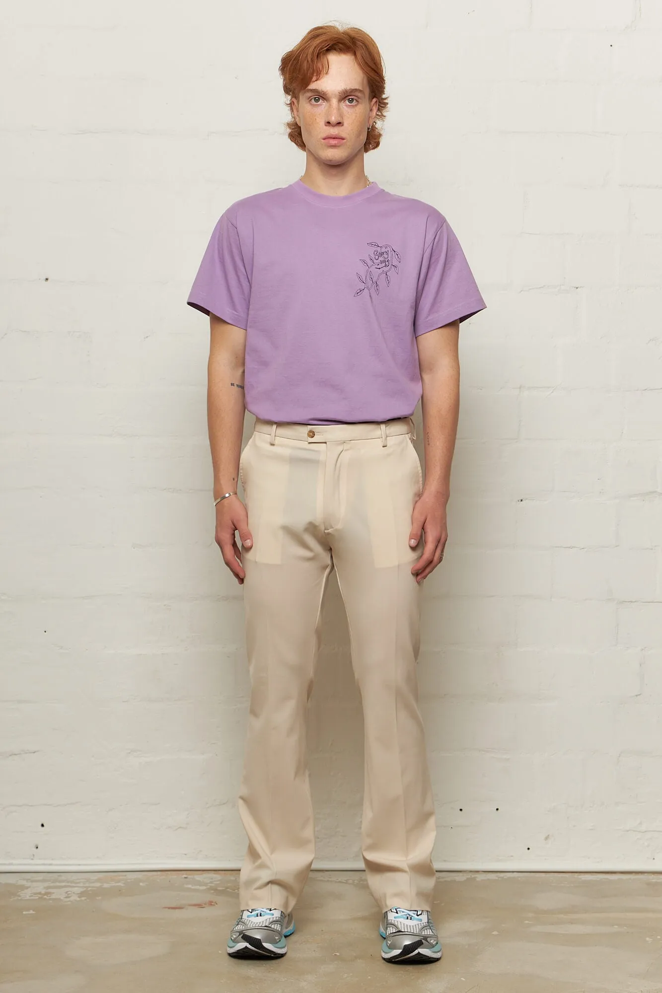 Ryle Bootcut Trousers Cream