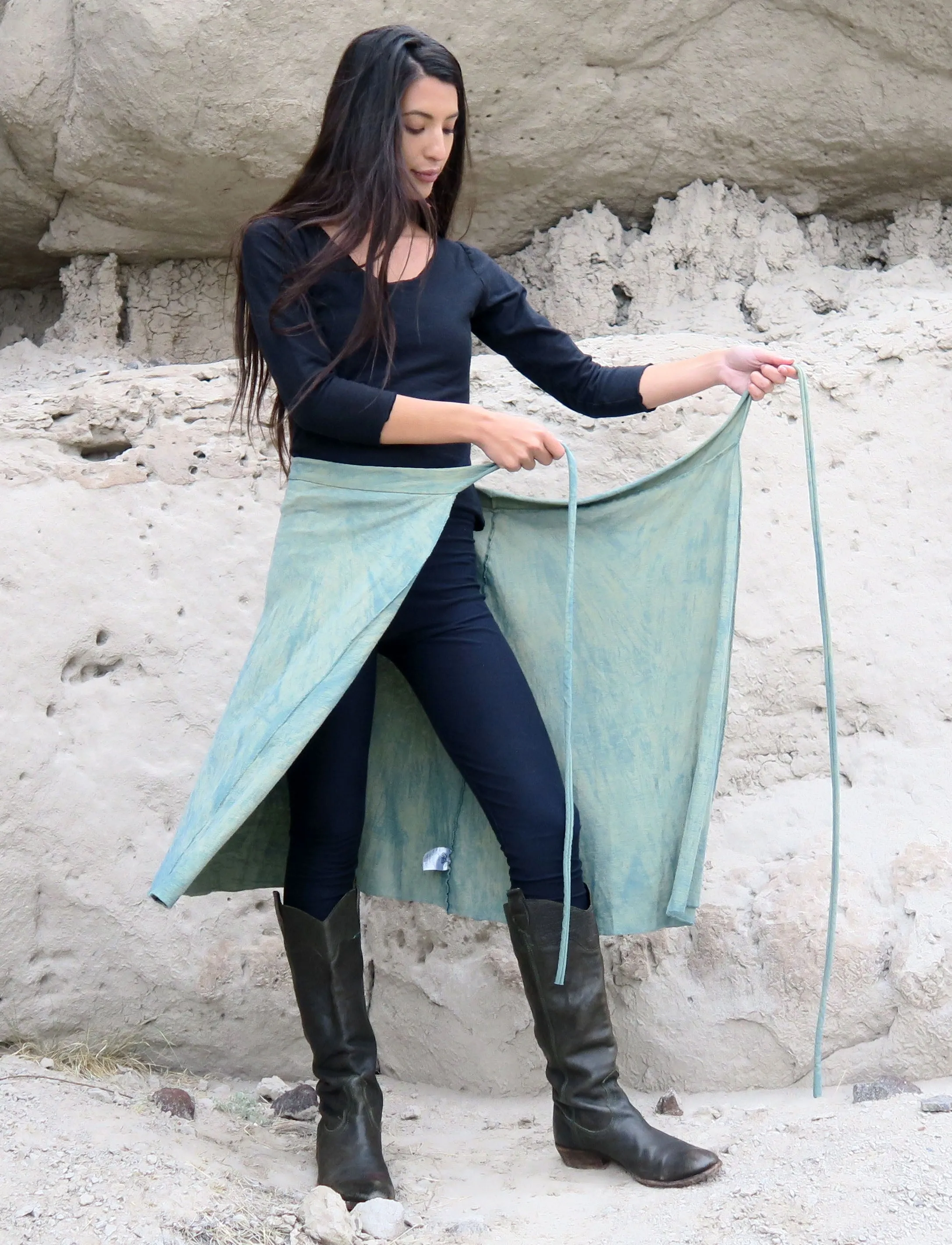 Simplicity Wrap Below Knee Skirt