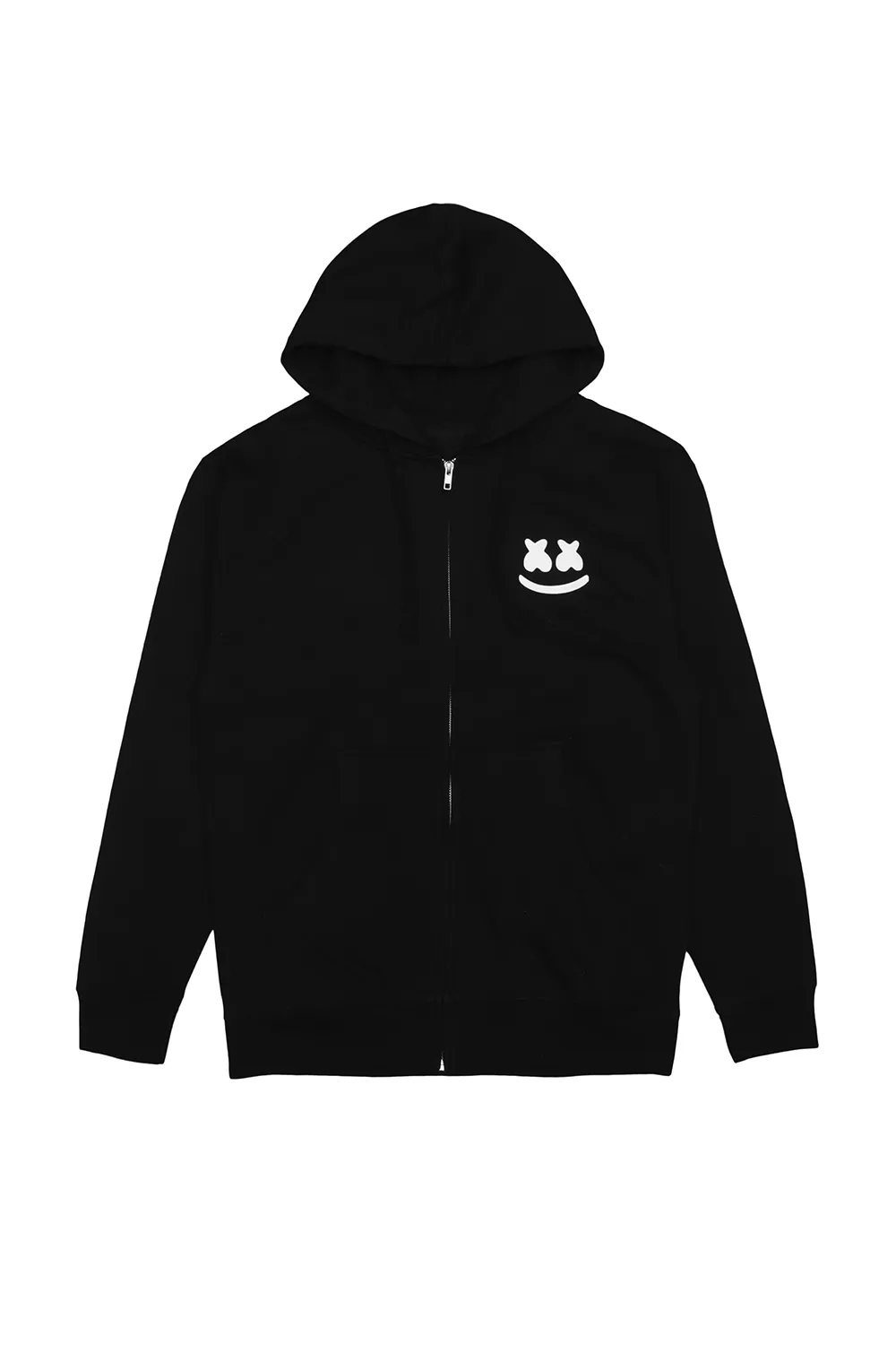 Smile Crest Zip-Up Hoodie