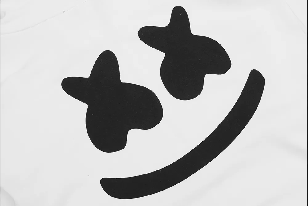 Smile Crest Zip-Up Hoodie