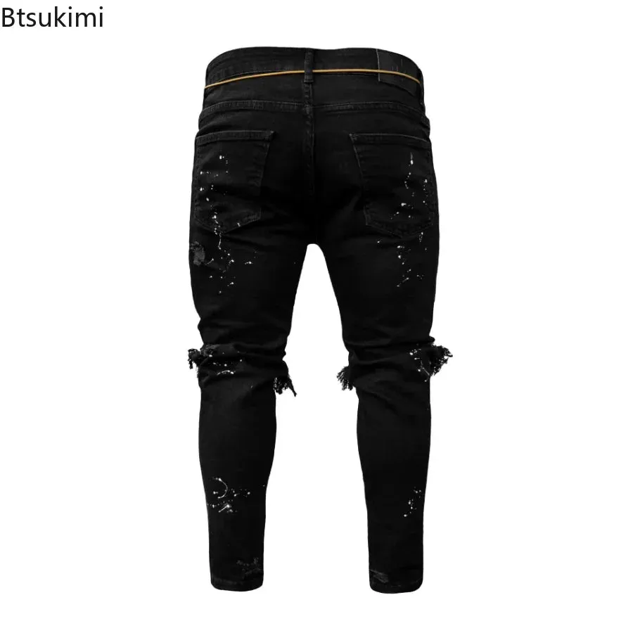 Sneakerhill Ripped Hole Jeans K09
