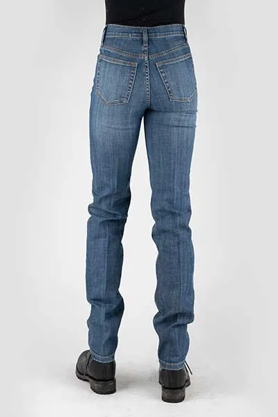 Stetson Womens Jean High Rise Straight Fit Style 11-054-0915-3002