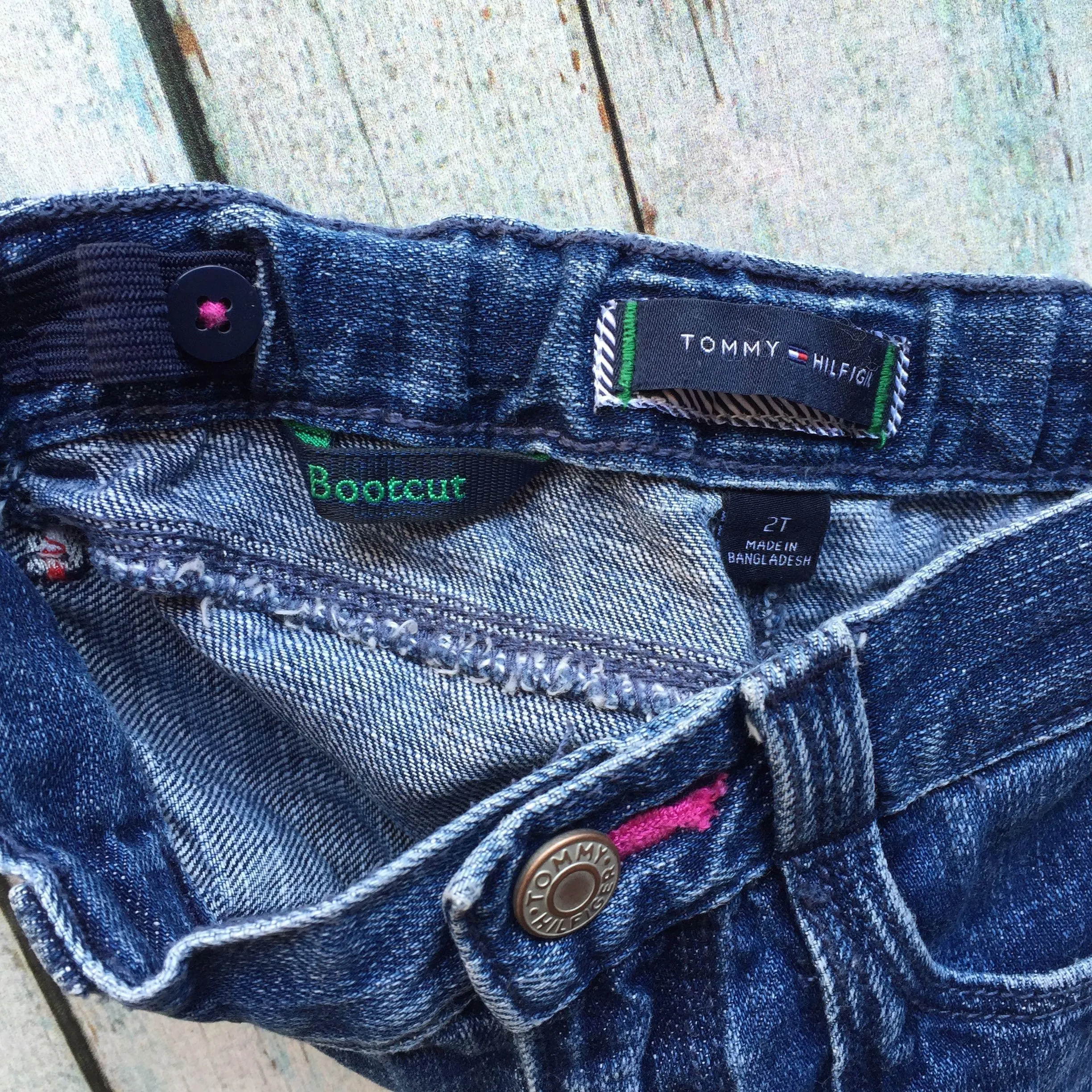 Tommy Hilfiger Girls Denim Jeans - Size 2T