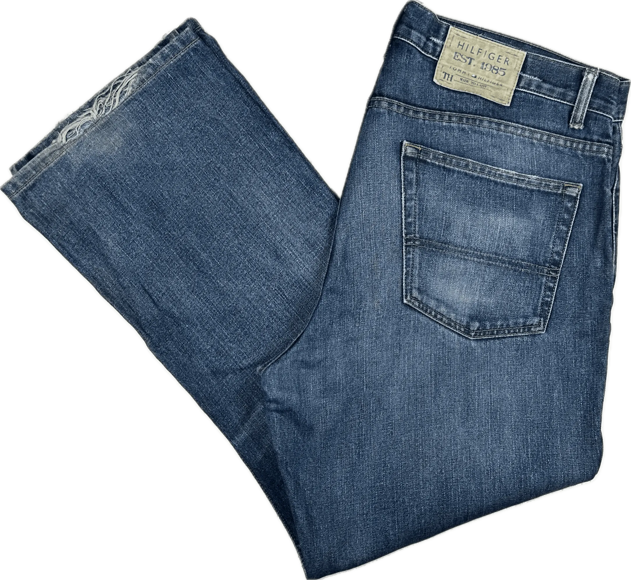 Tommy Hilfiger Mens 'Bootcut' Fit Classic Jeans  -Size 36